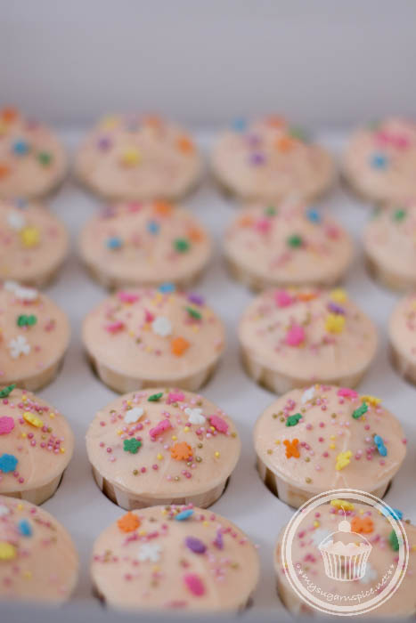 Cupcake with sprinkles